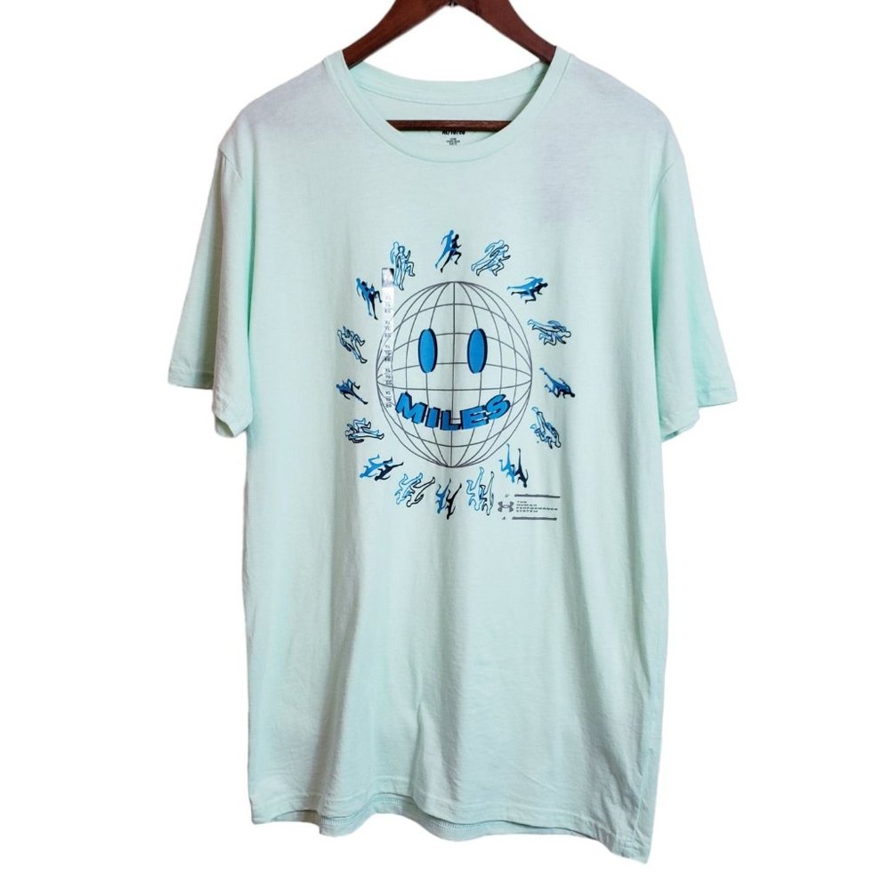 Mint Graphic Crewneck T-Shirt - MILES Print